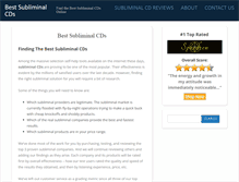 Tablet Screenshot of bestsubliminalcds.com